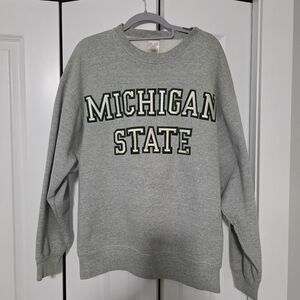 Gray Michigan State Sweater
